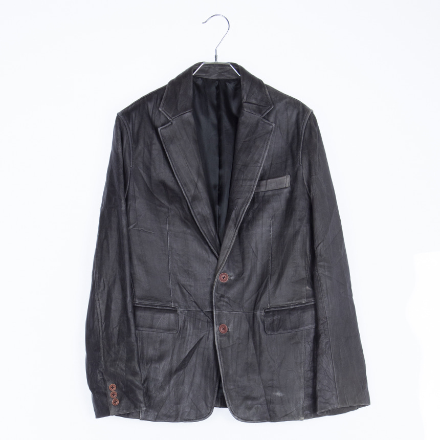 top value ( 권장 M ) leather jacket