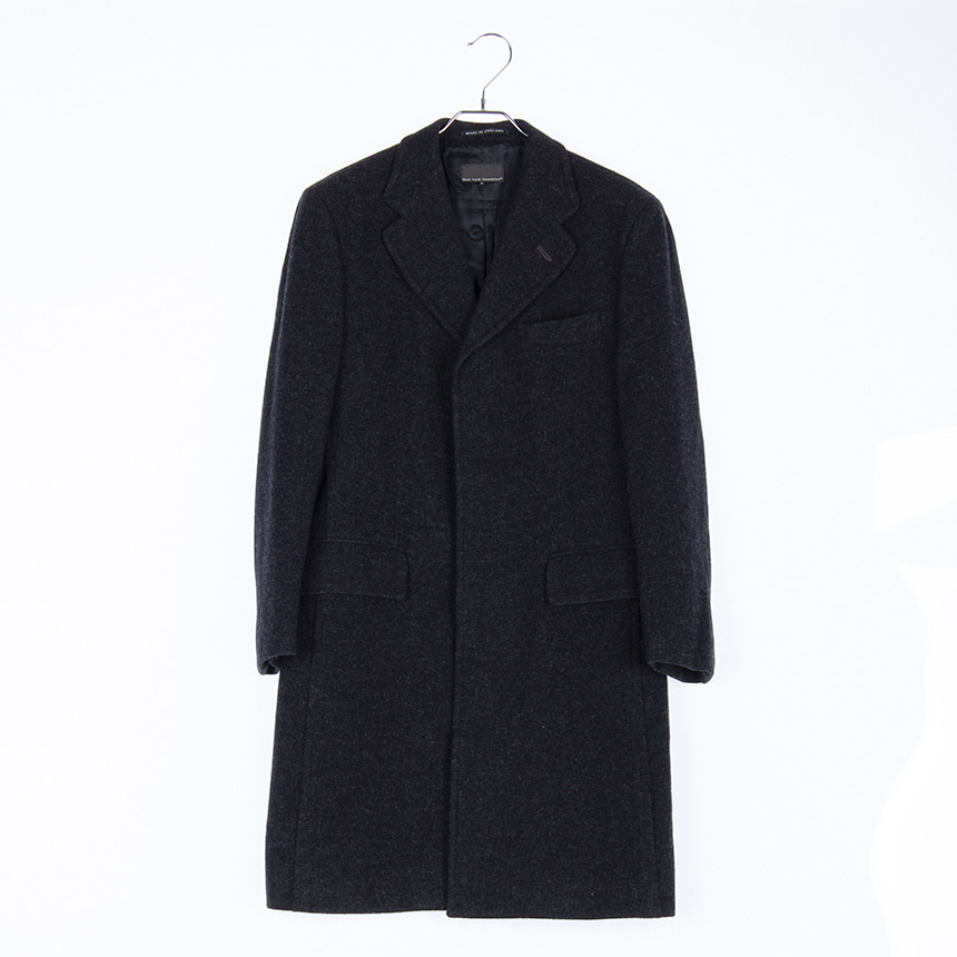 new york invention ( made in england ) wool coat