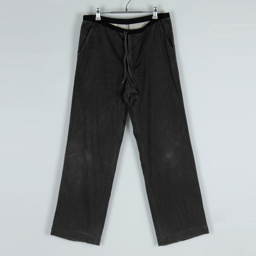 edifice ( size : 46 , made in japan ) linen wide pants
