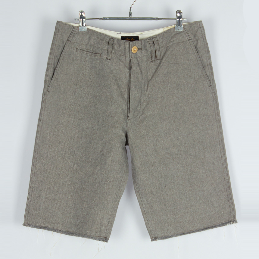 chimala ( size : 28 , made in japan ) linen 1/2 pants