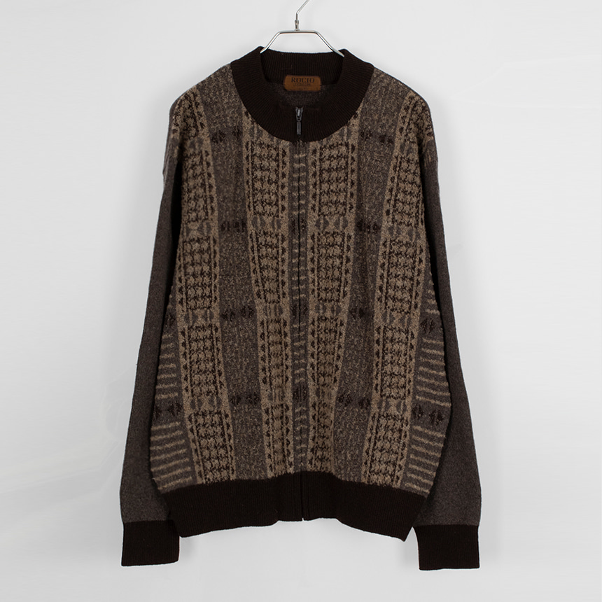 rocio ( size : men L ) knit zip-up
