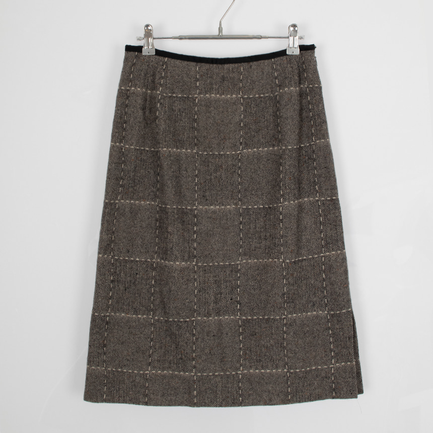 band ( 권장 M - L , made in japan ) wool skirt