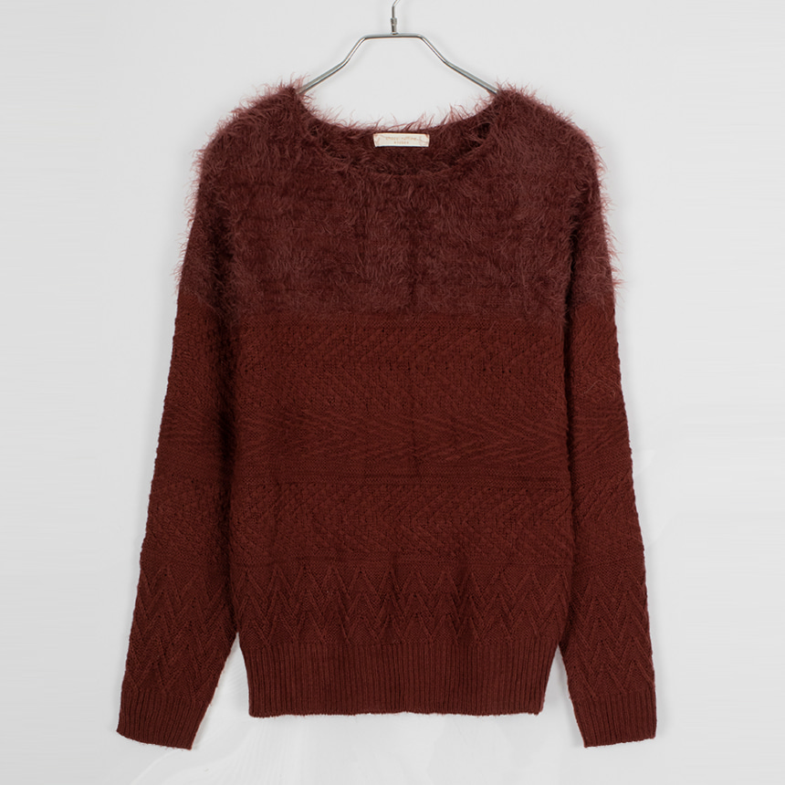 chocol raffine ( size : F ) knit