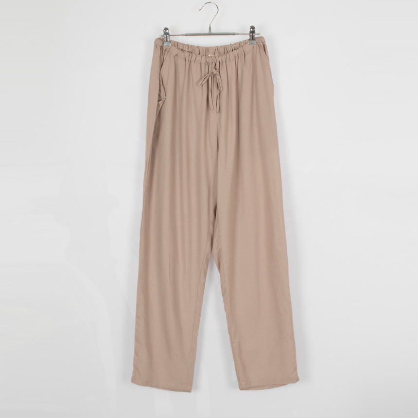 jpn ( size : M - L ) linen banding pants