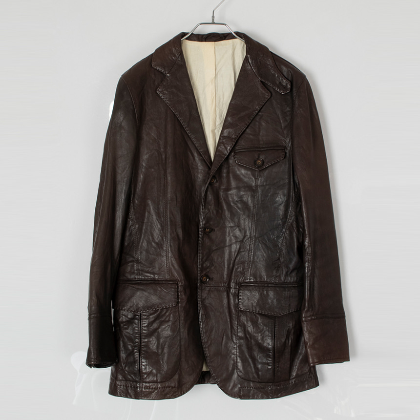 male&amp;co ( size : men S ) leather jacket