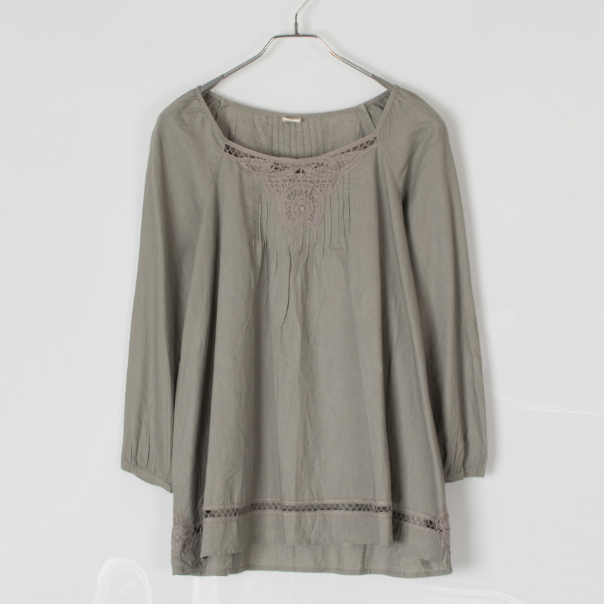 ef ( 권장 M - L ) linen blouse