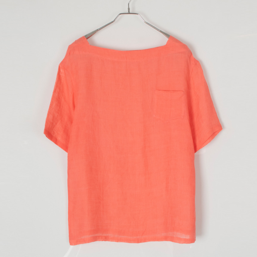 slouchic ( 권장 M , made in japan ) linen 1/2 blouse