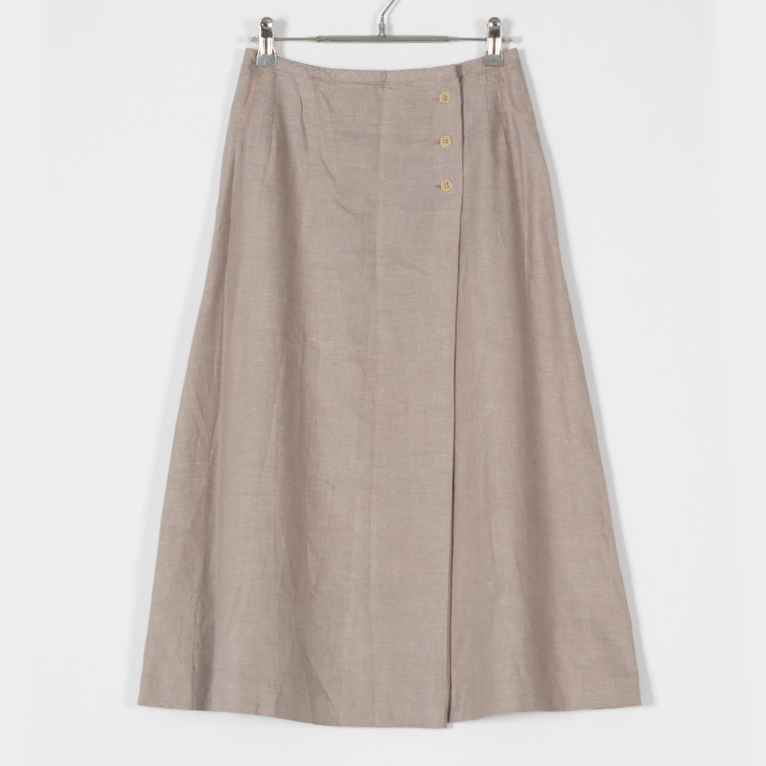 boston-nine ( 권장 S , made in japan ) linen skirt