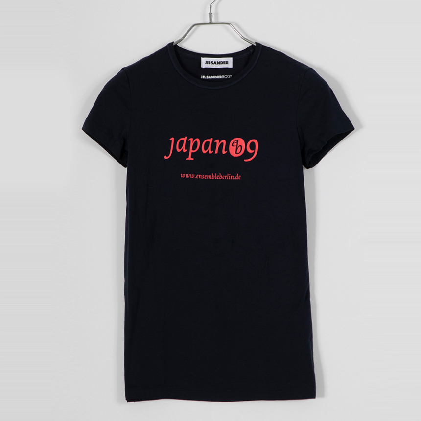 jil sander ( size : S , made in italy ) 1/2 tee