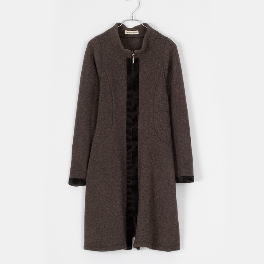 hiroko koshino ( 권장 M , made in japan ) zip-up wool coat