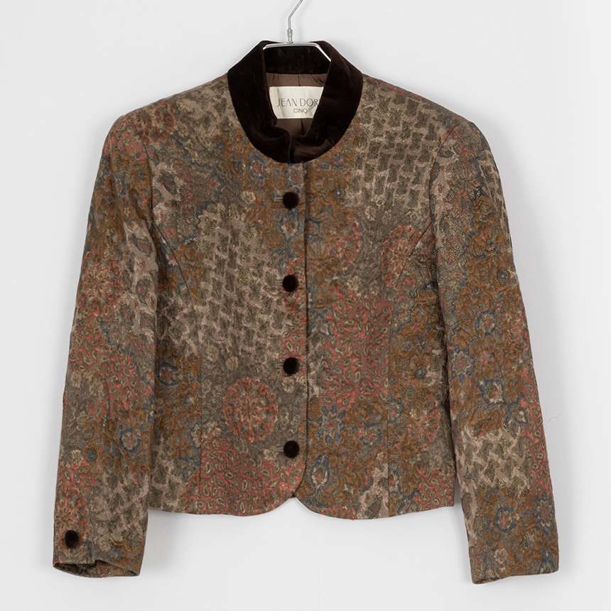 jean dore cinq ( 권장 M ) wool silk jacket