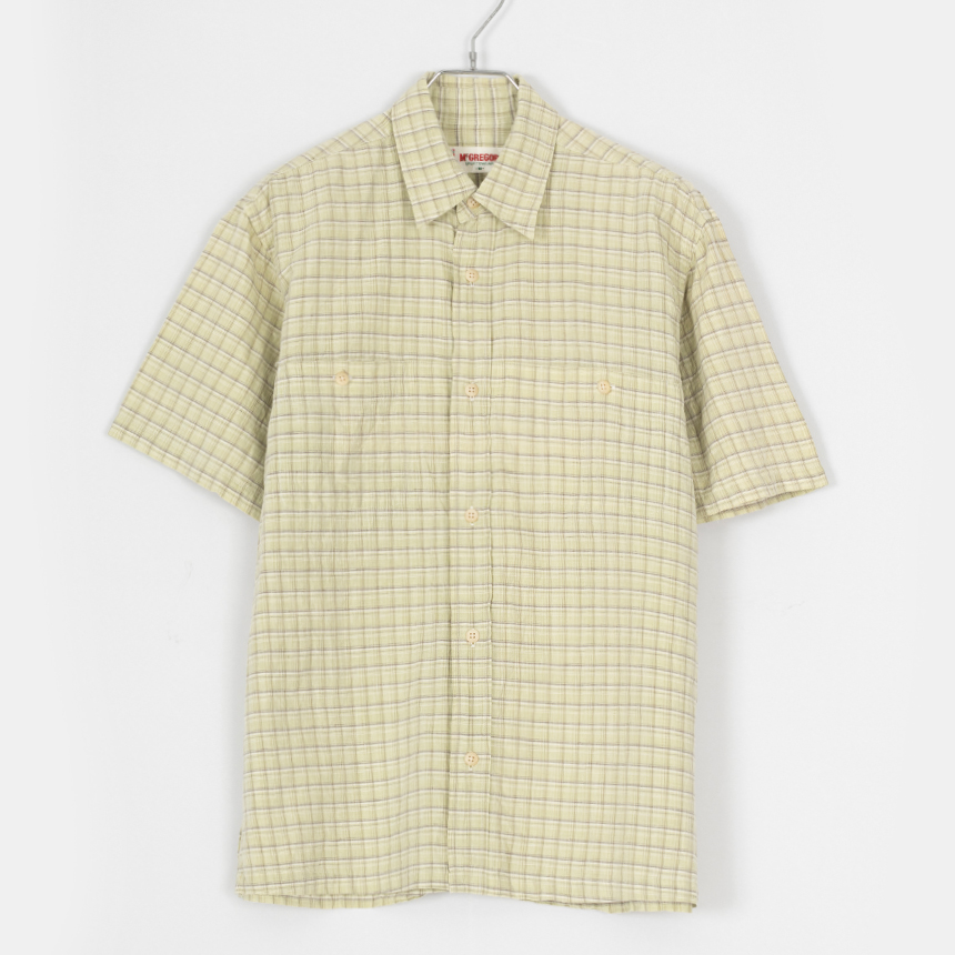 mcgregor ( size : men M ) 1/2 linen shirts