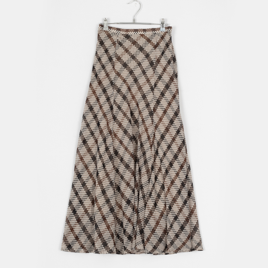 opaque clip ( size : M ) banding skirt