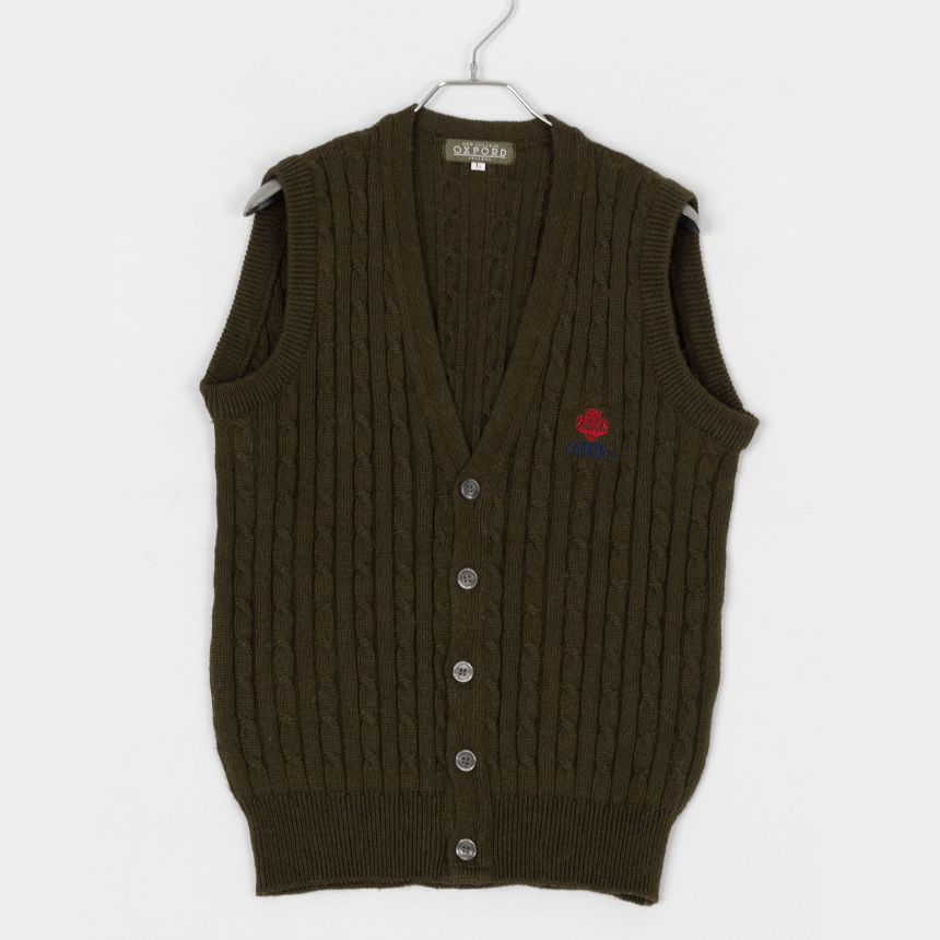 oxford ( size : men L , made in japan ) wool vest