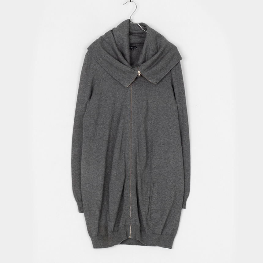 theory ( size : S ) zip-up cashmere cardigan
