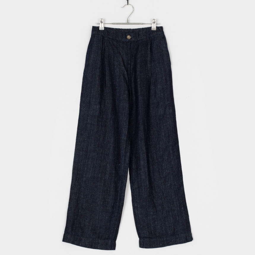 crafted ( size : L ) banding linen pants