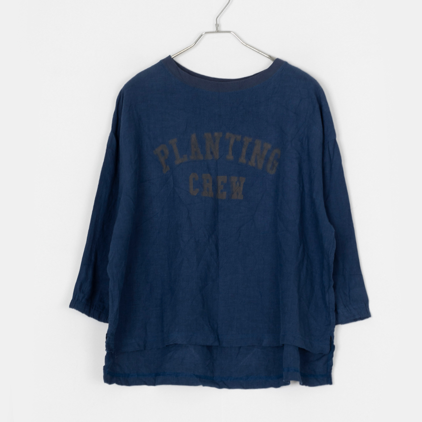 and quarter ( size : 2 , made in japan ) linen tee