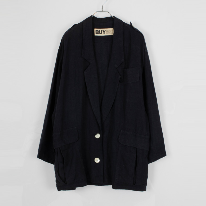 buy ( size : M , made in japan ) linen jacket