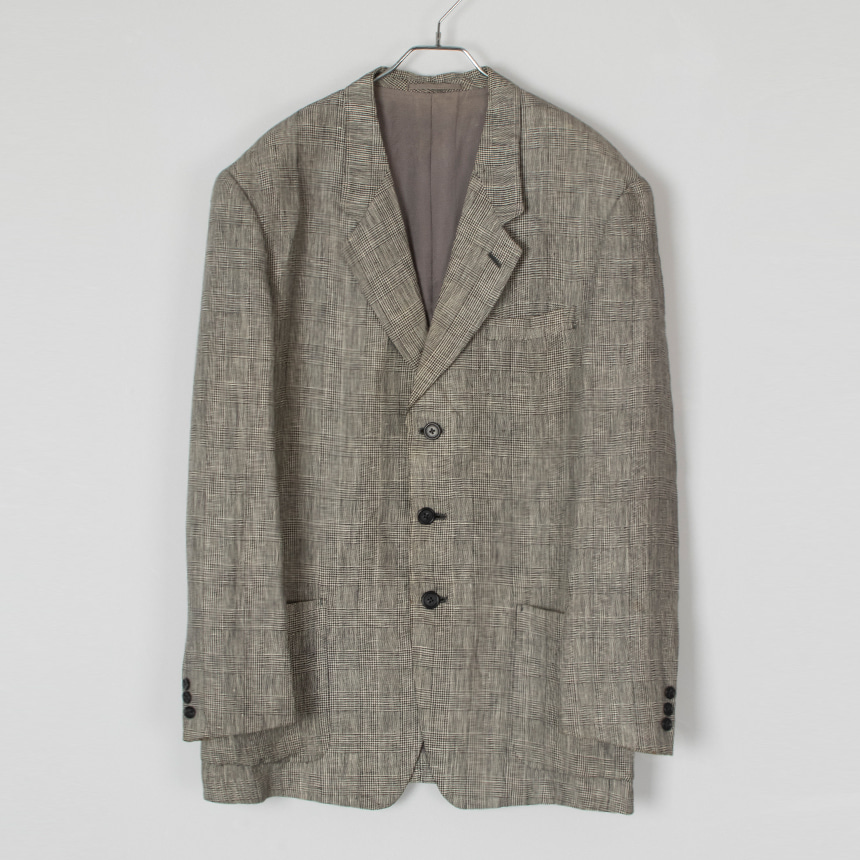 a.t men ( size : men M , made in japan ) linen jacket