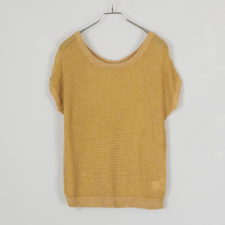 b.l.u.e. ( size : M ) linen knit