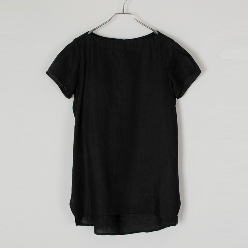 doclasse ( 권장 S ) linen 1/2 blouse