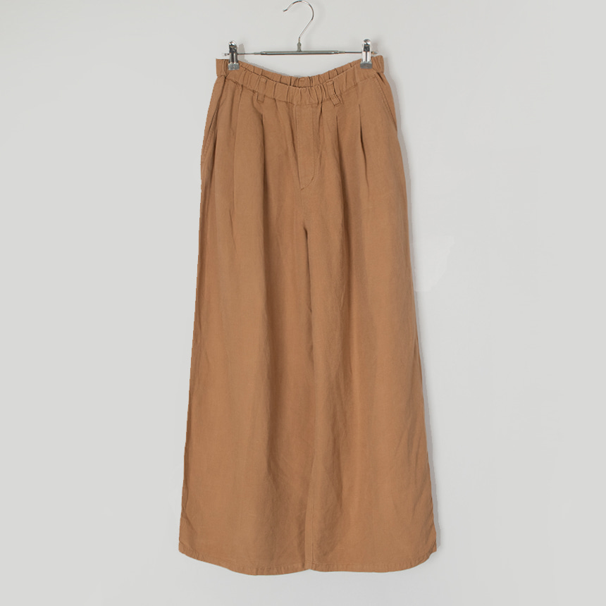 studio clip ( size : M ) linen banding wide pants