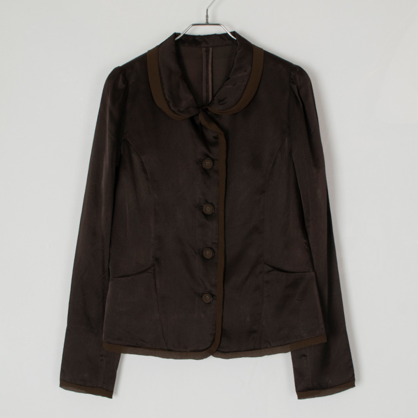 hiroko koshino ( 권장 L ) silk jacket