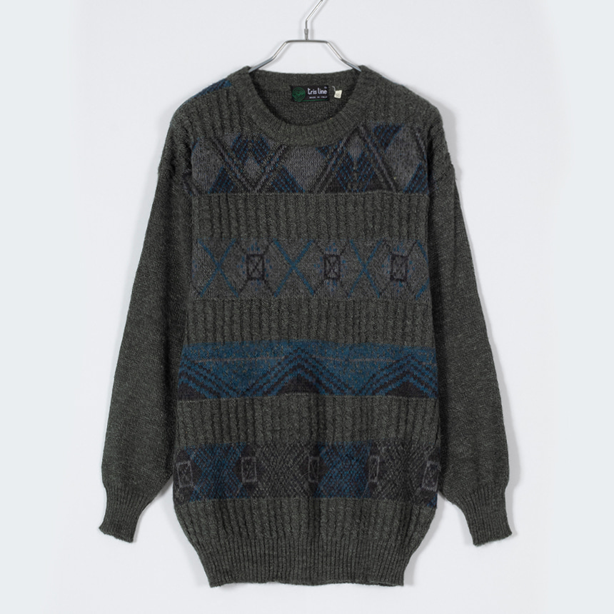 tris line ( 권장 men M , made in italy ) wool knit