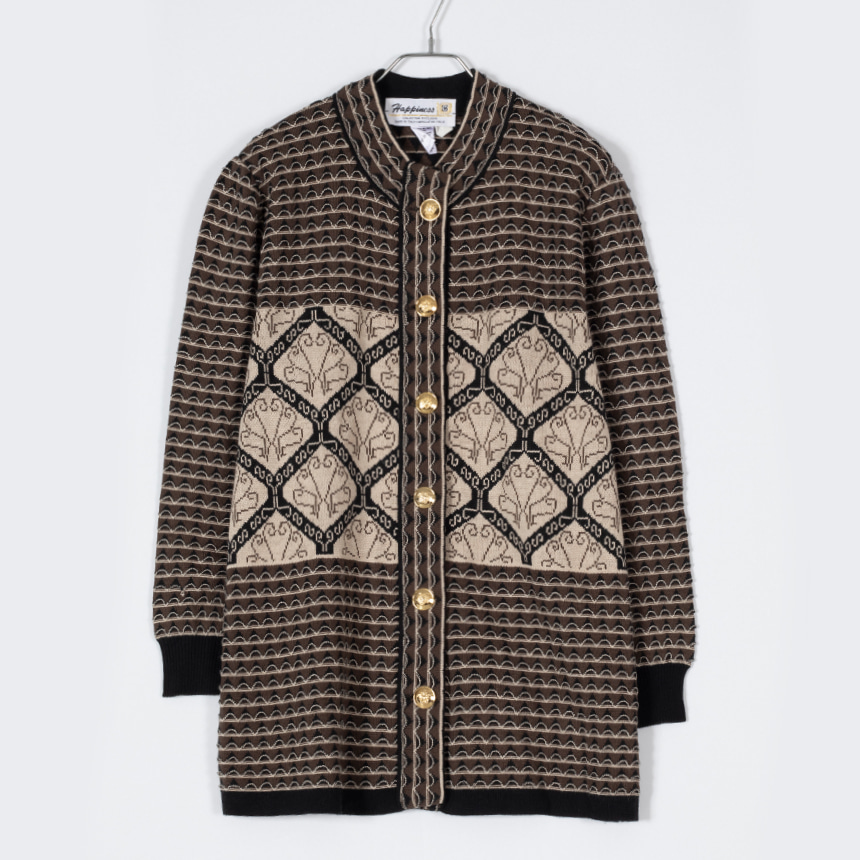 happiness ( size : L , made in italy ) wool knit  coat