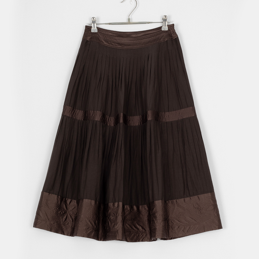 hiroko koshino ( 권장 M ) silk skirt