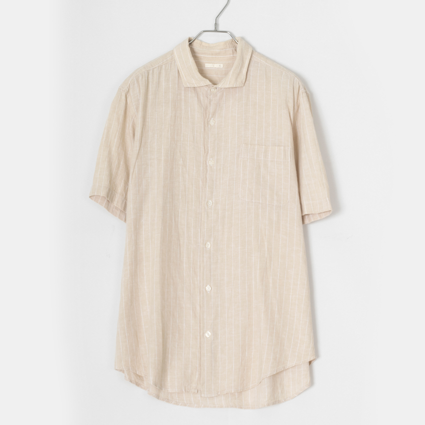 gu ( size : men XL ) 1/2 linen shirts