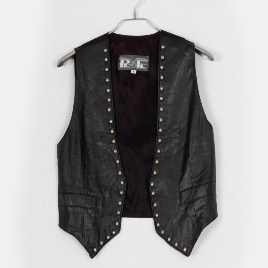 pcfl leather ( 권장 men S , made in canada ) leather vest