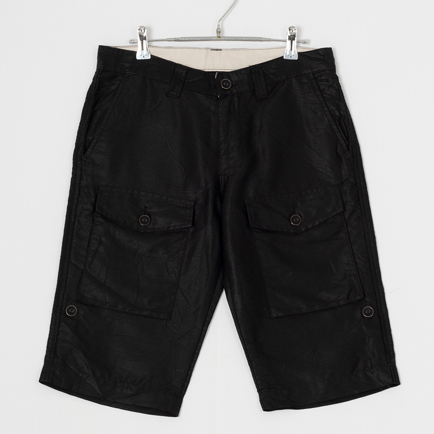 men&#039;s bigi ( size : 2 , made in japan ) linen 1/2 pants