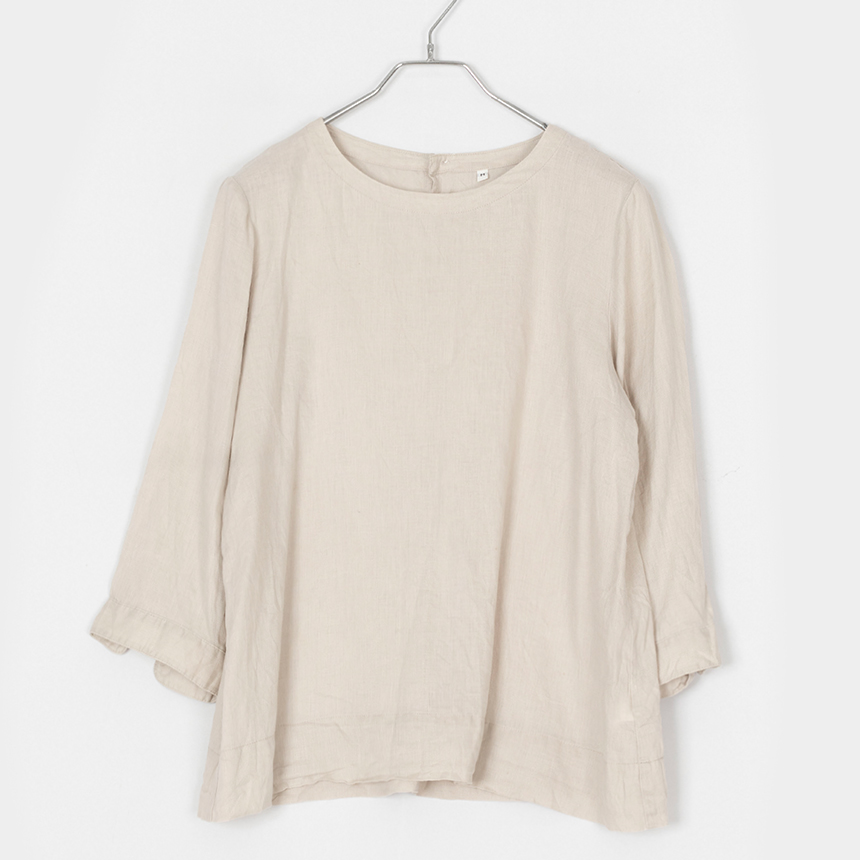 muji ( size : M ) llinen blouse
