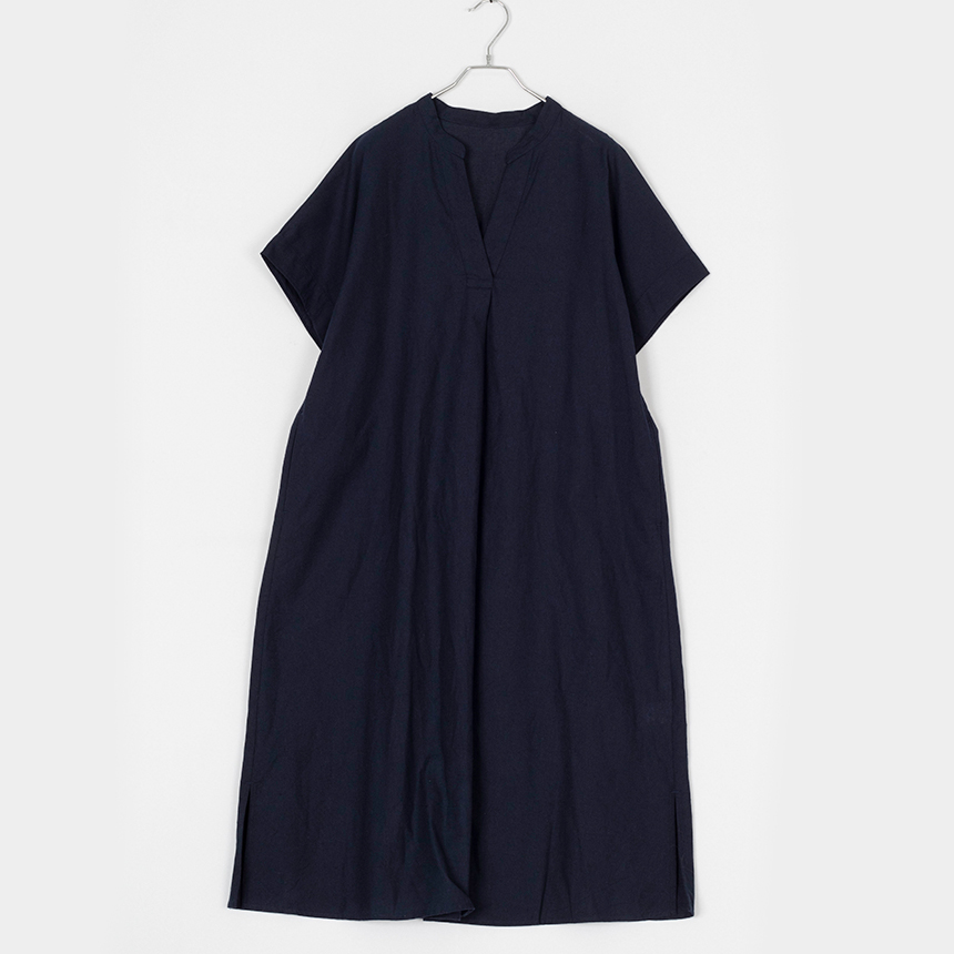global work ( size : M ) 1/2 linen one-piece