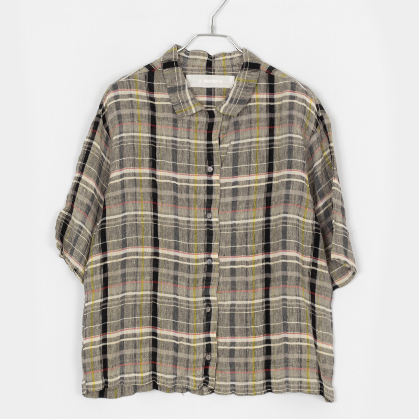 u phorica ( size : 1 , made in japan ) 1/2 linen shirts