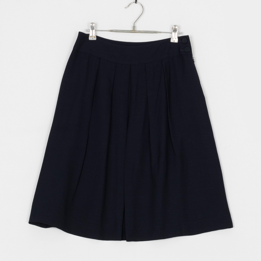 aquascutum ( 권장 L , made in japan ) linen skirt