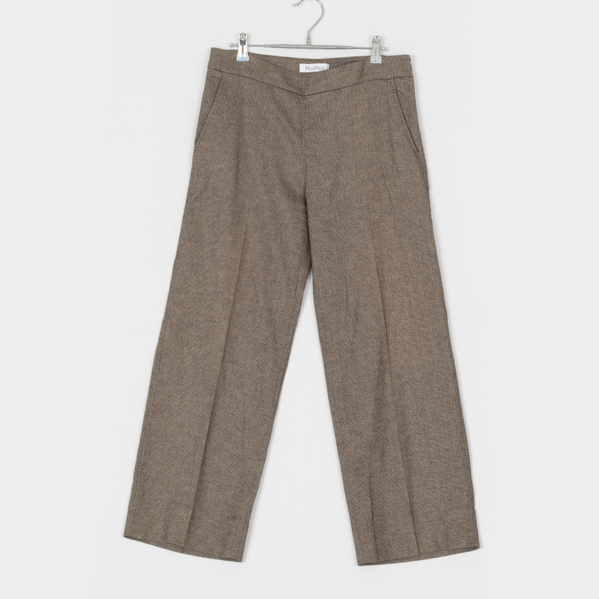 maxmara ( size : 42 , made in italy ) linen pants