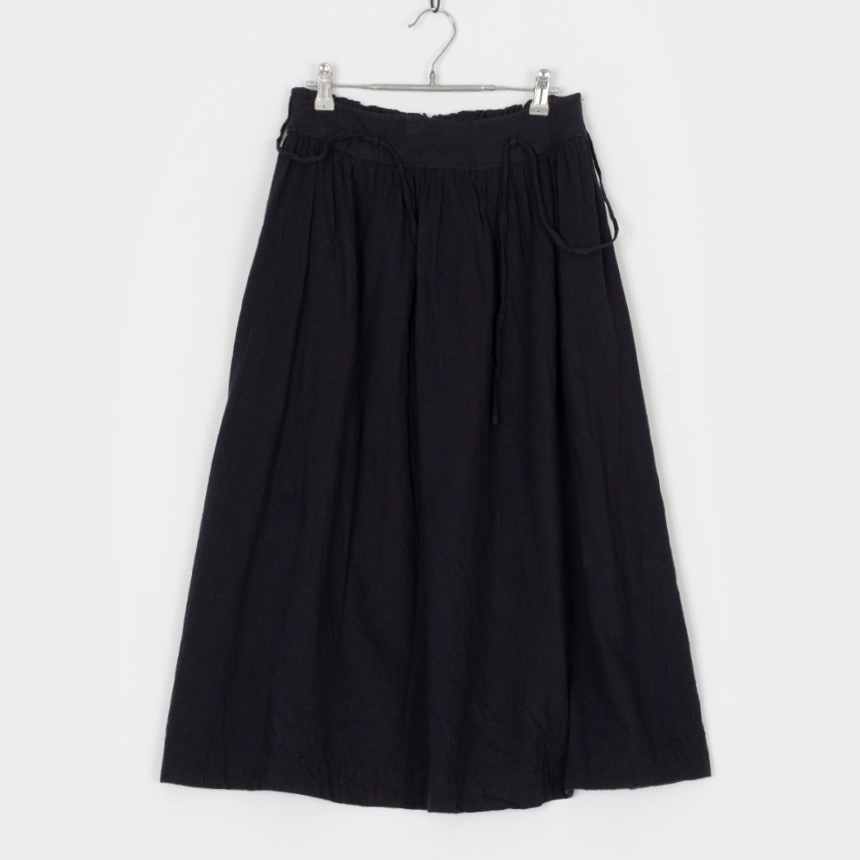 studio clip ( size : F ) linen banding skirt