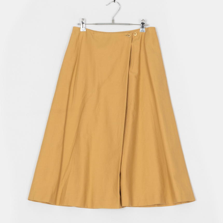 human woman ( 권장 M - L ) linen skirt