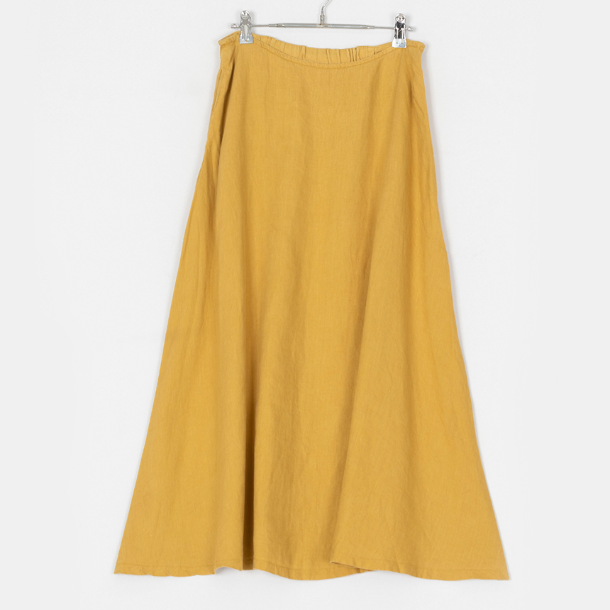 muji ( 권장 L ) linen banding skirt