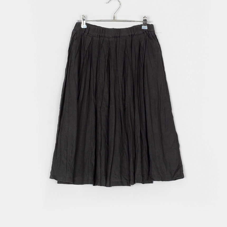 muji ( size : M ) linen banding skirt